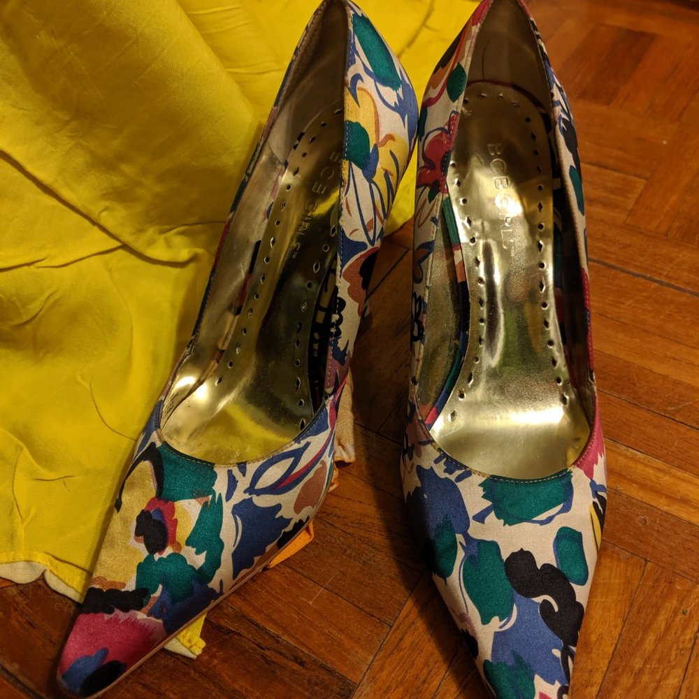 Floral Pattern Custom Heels - Picture 2 of 3